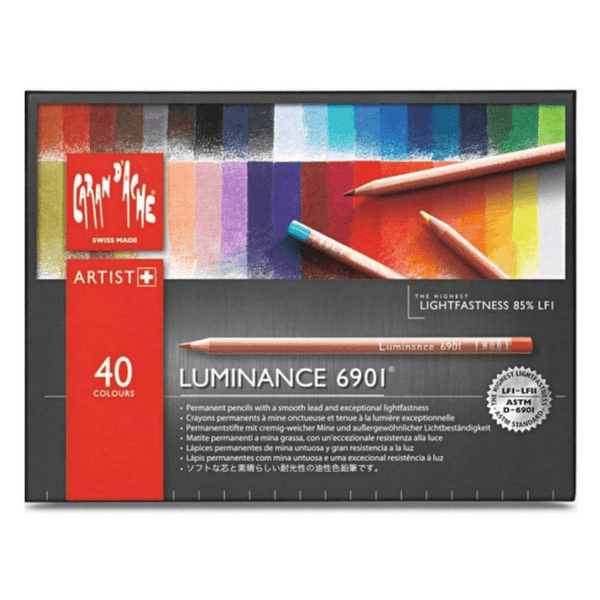 Caran D'ache Luminance Colored Pencil Set of 40 (6901.740) - Z.S.E Generation