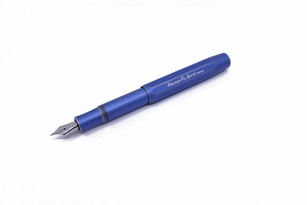Kaweco AL Sport Fountain Pen Blue Stone Washed EF (Extra Fine) - GoldenGenie