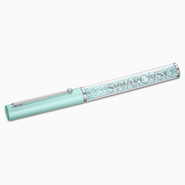 Swarovski Crystalline Gloss Ballpoint Pen Chrome Green