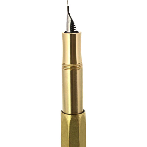 Kaweco Sport Fountain Pen Brass Nib: F - GoldenGenie.jpg