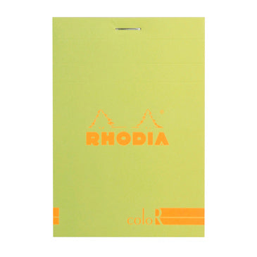 Rhodia Color Notepad, No12 A7+, Lined - Anise Green - 12966C