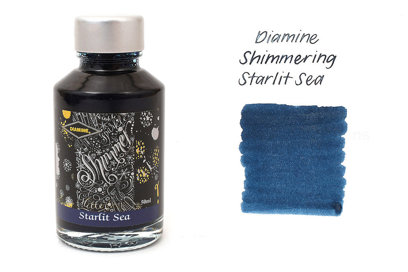Diamine Starlit Sea Ink - Shimmering - 50 ml Bottle