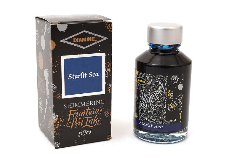 Diamine Starlit Sea Ink - Shimmering - 50 ml Bottle