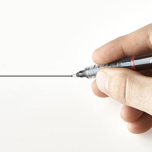 rOtring Tikky Fine Liner Fiber Tip Graphic Pen, 0.1 mm, Black Ink