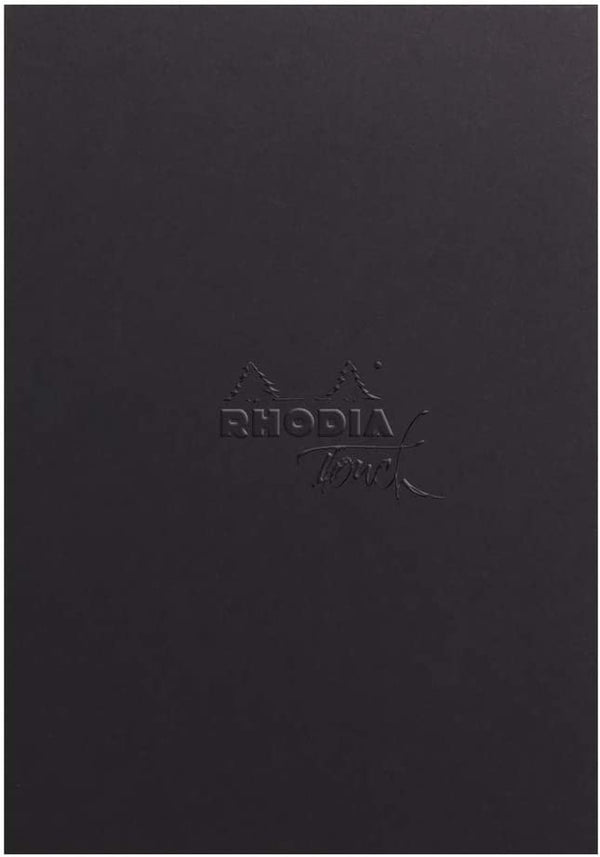 Rhodia Touch - Calligrapher Pad - clothbound pad A5+ 50mcrprf.sh. blank 60lb natural simili Japan paper - 116122C