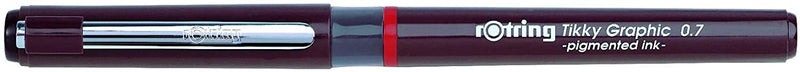 rOtring Tikky Graphic Fineliner Pens, 0.7mm & 0.5mm & 0.3mm, Black Ink