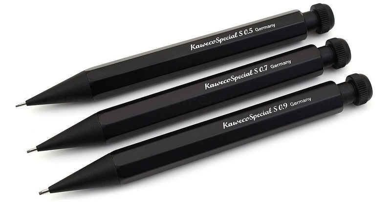Kaweco Special AL Mini Mechanical Pencil - 0.5 mm - Black Body - GoldenGenie