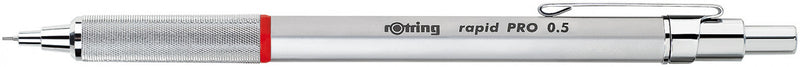 rOtring Rapid PRO Mechanical Pencil, 0.5 mm, Silver Chrome