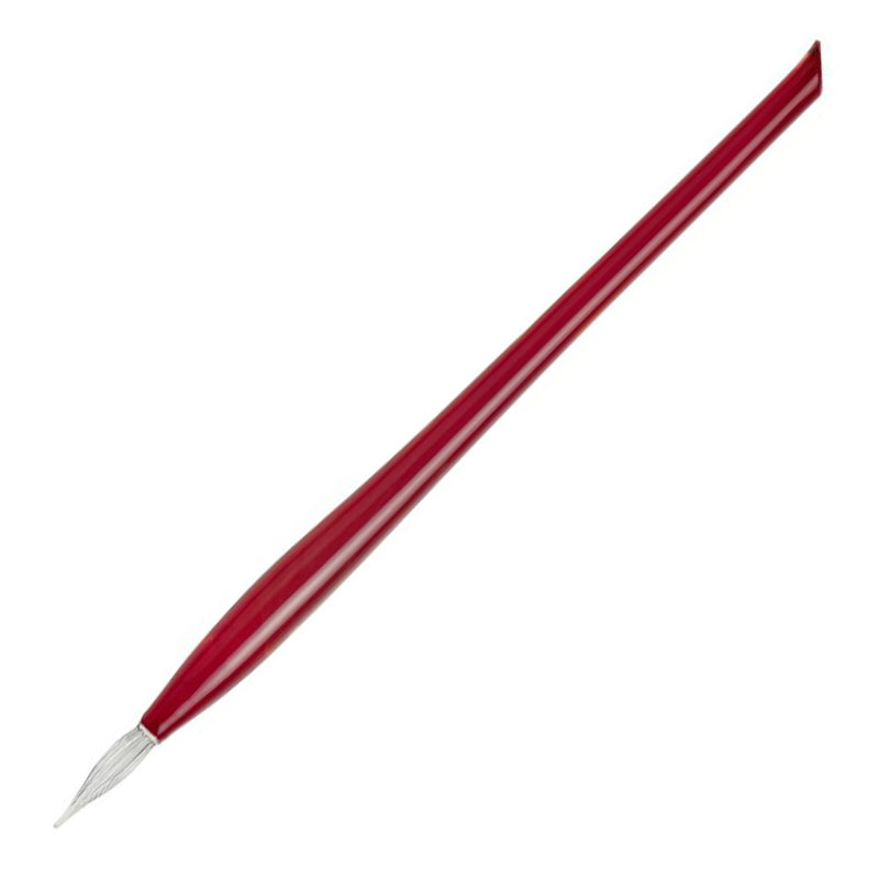 Jacques Herbin Prestige Red glasspen and 15ml Rouge d'orient ink tube set - 20026JT