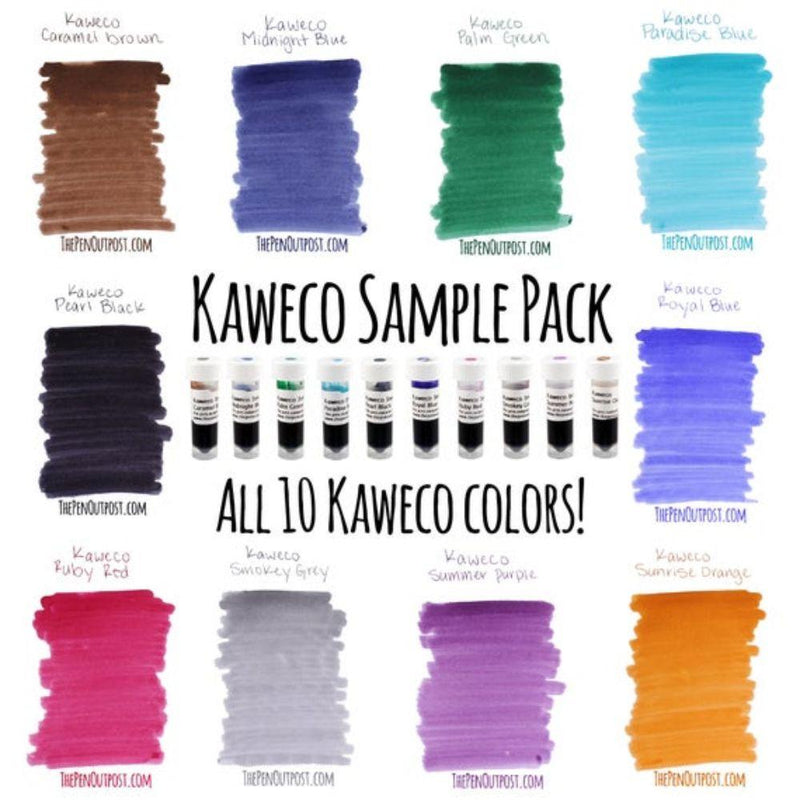 Kaweco Fountain Pen Ink Cartridges short, 10 colors, 10 x 6 pieces Kaweco