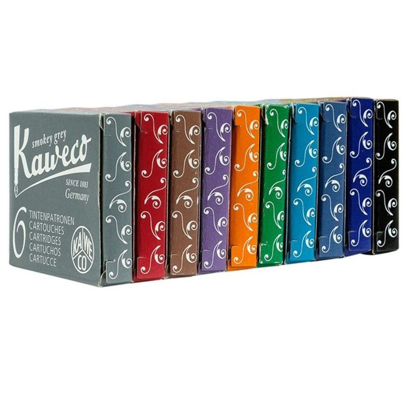 Kaweco Fountain Pen Ink Cartridges short, 10 colors, 10 x 6 pieces Kaweco