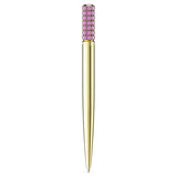 Swarovski Ballpoint pen Purple, Gold-tone plated