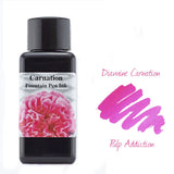 Diamine Fountain Pen Ink - Carnation Flower 30ml Bottle