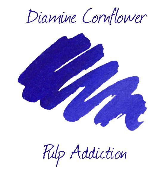 Diamine Fountain Pen Ink - Cornflower Flower 30ml Bottle