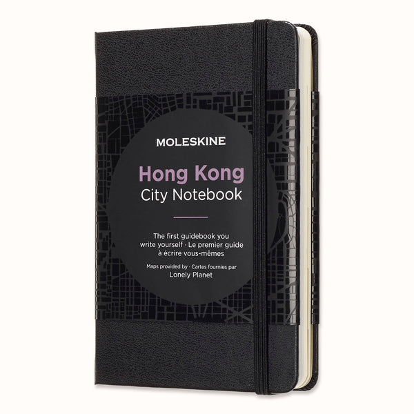Moleskine Journey City Notebook, Hong Kong, Hard Cover, Pocket (3.5" x 5.5") Black, 220 Pages