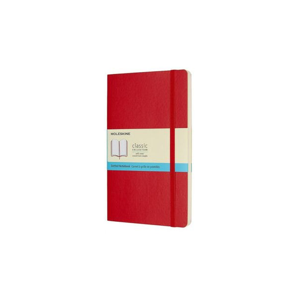 Moleskine Scarlet Red Large Dotted Notebook Soft